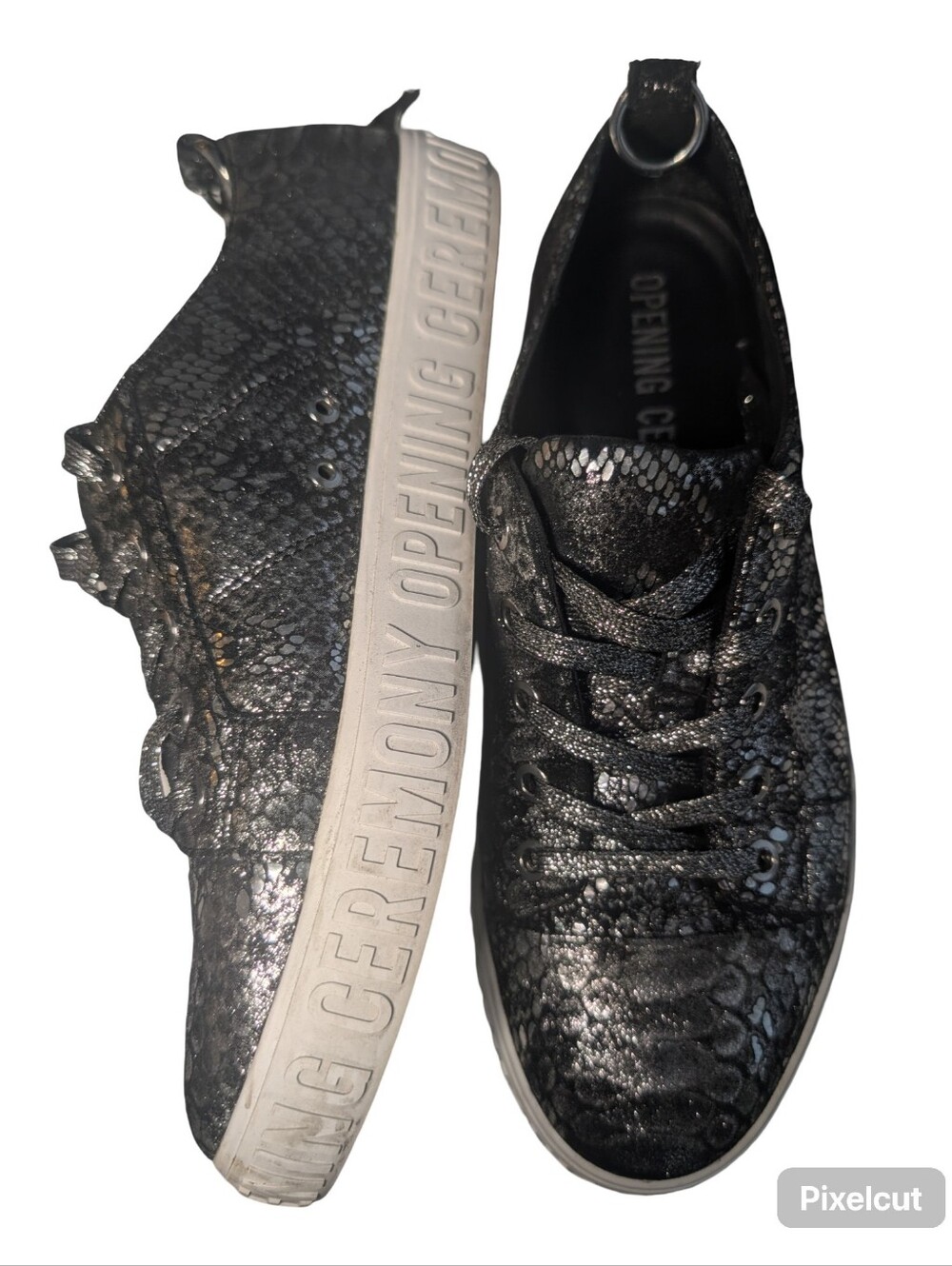 Opening Ceremony Women's La Cienega Snake-Effect Low-top Sneakers